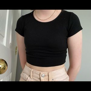 Princess Polly black crop top!